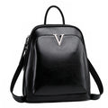 Genuine Leather Women’s Backpack Crossbody Rucksack